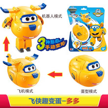 Load image into Gallery viewer, Super Flying Man Fun Change Egg Lodi Little Aiduo Deformation Robot Fun Egg CHILDREN'S Toy Cool Flying Bag Police Chief