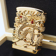 Load image into Gallery viewer, CHIEF Retro Pure Copper Lighter World of Warcraft Kerosene Oil The Lich King Relief Lighter Kerosene Cigarette Gadgets For Man
