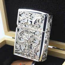 Load image into Gallery viewer, CHIEF Retro Pure Copper Lighter World of Warcraft Kerosene Oil The Lich King Relief Lighter Kerosene Cigarette Gadgets For Man
