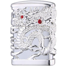 Load image into Gallery viewer, Chief New Dragon Carving Flint Lighter Retro Metal Weel Kerosene Lighters Unique Gasoline LIghters Windproof Men Smoking Lighter
