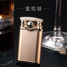 Load image into Gallery viewer, CHIEF Retro Oil Lighter Creative Rocker Men Retro Vintage Nostalgia Refiilable Kerosene Lighter Vintage Cigarette Encendedor
