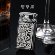 Load image into Gallery viewer, CHIEF Retro Oil Lighter Creative Rocker Men Retro Vintage Nostalgia Refiilable Kerosene Lighter Vintage Cigarette Encendedor
