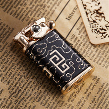 Load image into Gallery viewer, CHIEF Retro Oil Lighter Creative Rocker Men Retro Vintage Nostalgia Refiilable Kerosene Lighter Vintage Cigarette Encendedor
